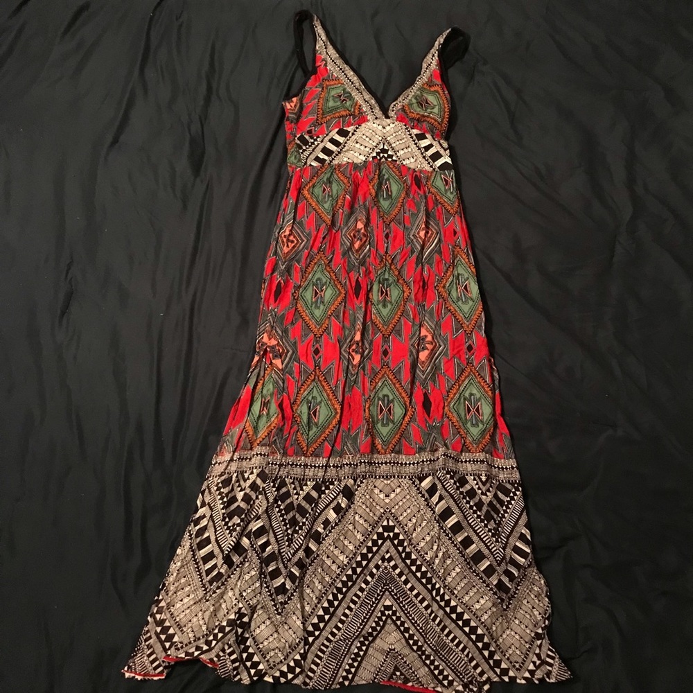 Aztec multi-way maxi dress
